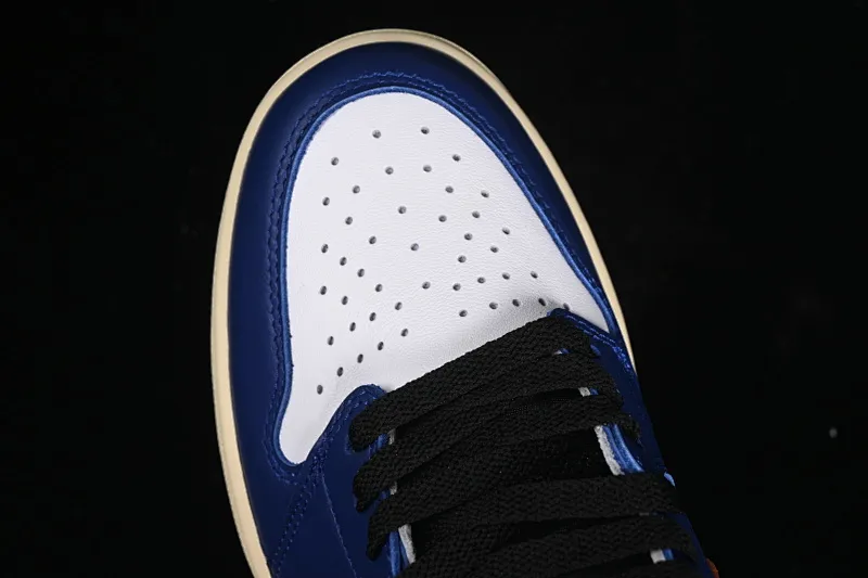 All categories Air Jordan Jordan series basketball shoes Air Jordan 1 High Air Jordan 1 Retro High "White Deep Royal Blue" AJ1 Joe 1 navy white and blue high-top basketball shoes DZ5485-100